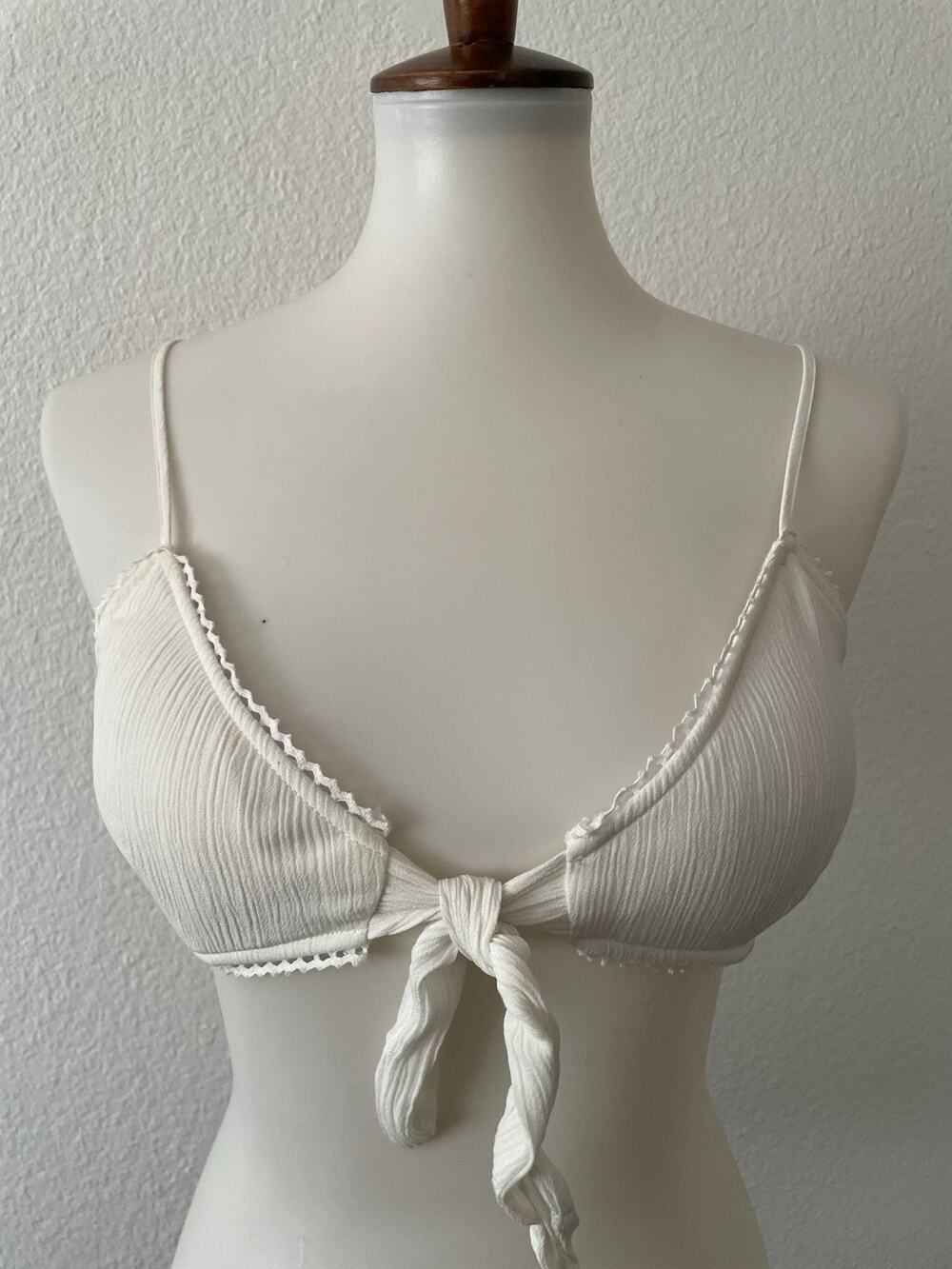 One Mile Swim Bikini Top Crinkle Swimwear
